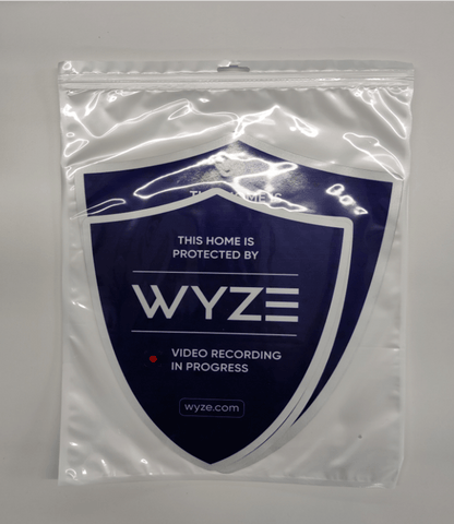 Wyze Security Reflective Sticker